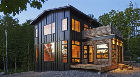 black metal house|exterior black house.